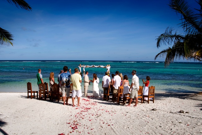 Wedding on the Beach in Belize